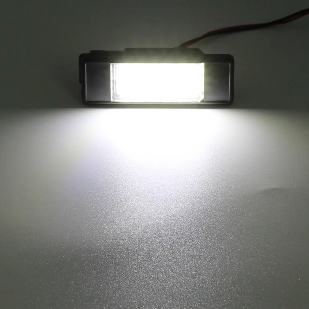 2 шт. 18SMD светодиодный номерной знак светильник для PEUGEOT 307 5D хэтчбек 407 508 4D седан