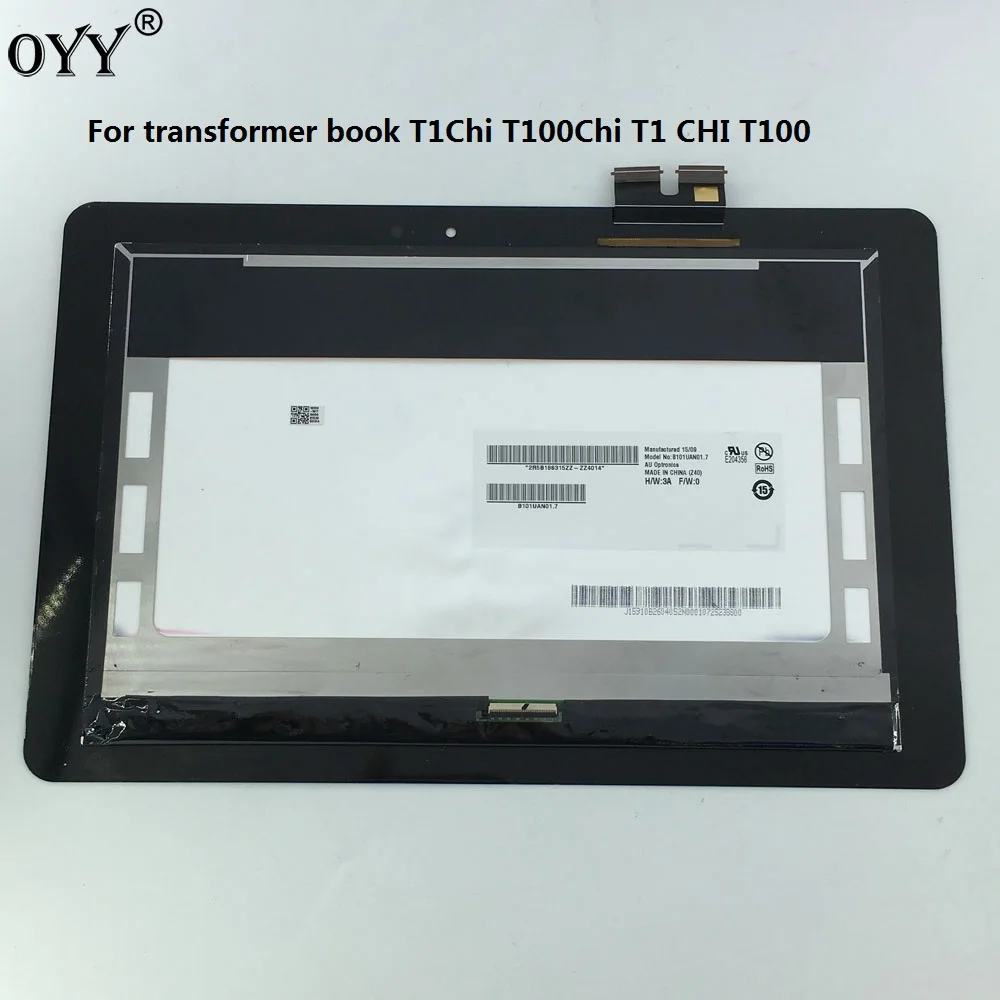 Skup 10.1 cala dla Asus transformer book T1Chi T100Chi T1 CHI T100 CHI wyświetlacz LCD ekran dotykowy części zamienne do montażu digitizera