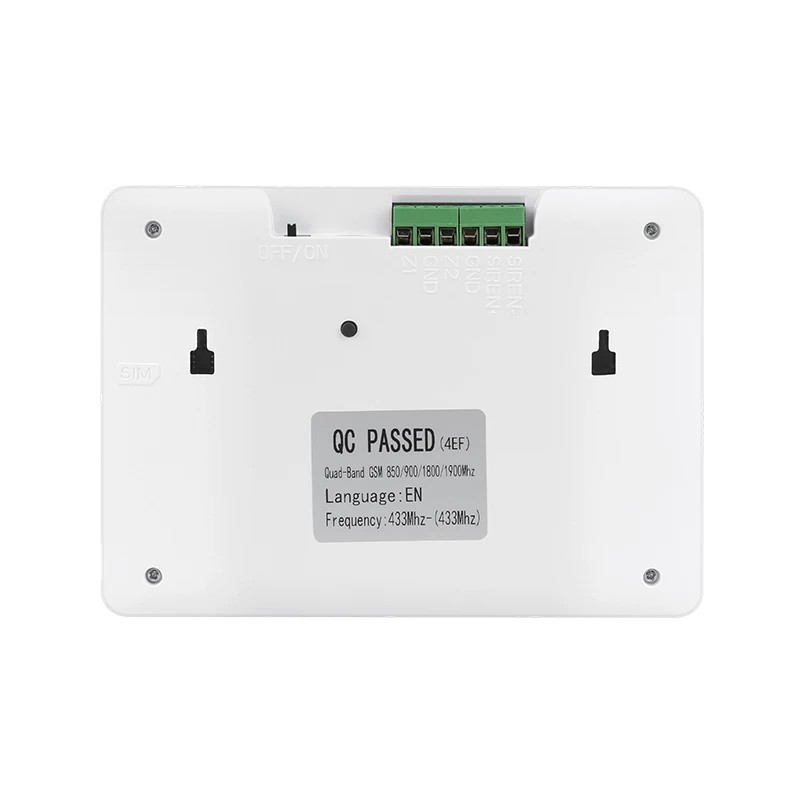 Techage Touch GSM sistemas de alarma Android IOS APP alarmas sistema de seguridad para el hogar alarma Panel Host seguridad para PIR Motion DIY kit de