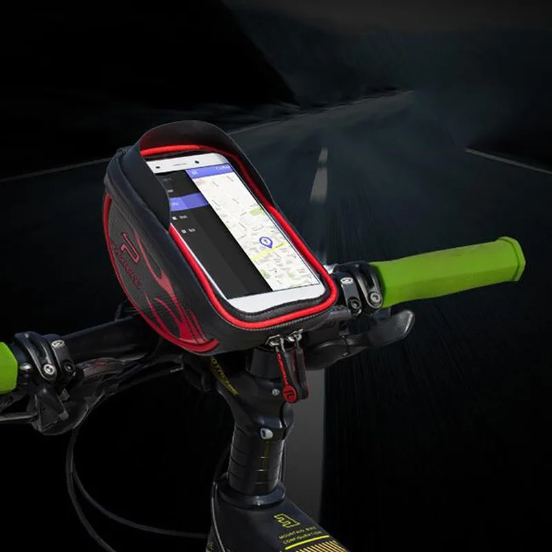  Bike Bag&Double IPouch Cycling For 6.0 in Cell Phone Bike Accessories Bike Bicycle Frame Front Bicy