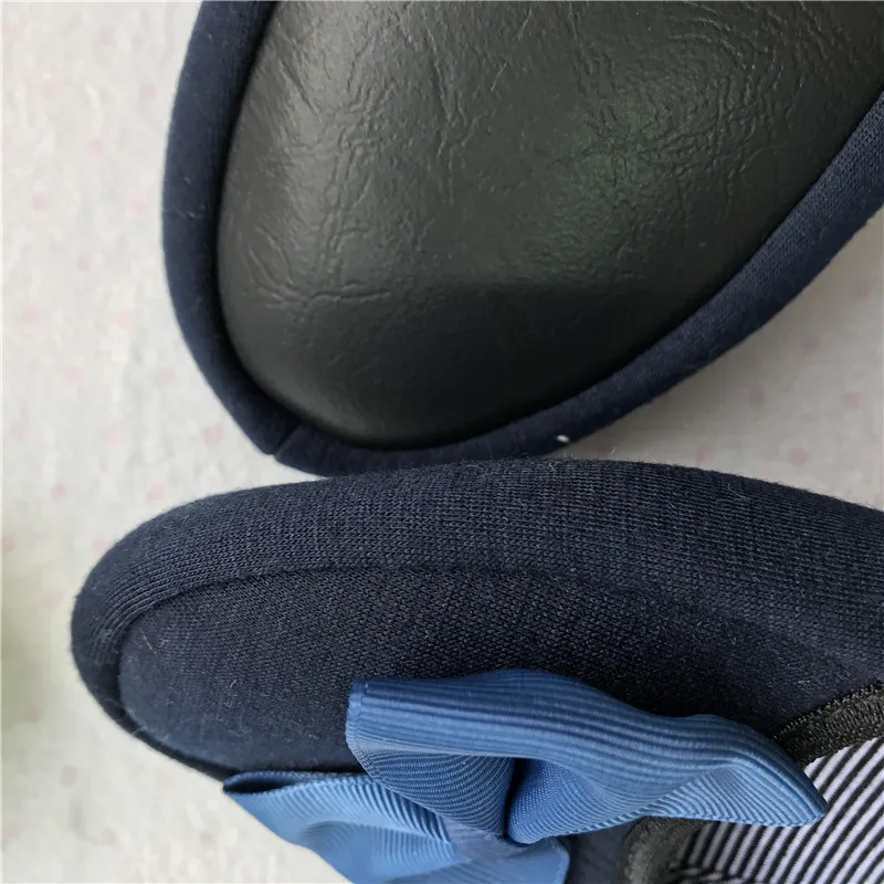 Складные шлепанцы для путешествий, 3 пары домашние хлопковые тапочки на мягкой подошве домашние тапочки на шнурках обувь на плоской подошве с бантом