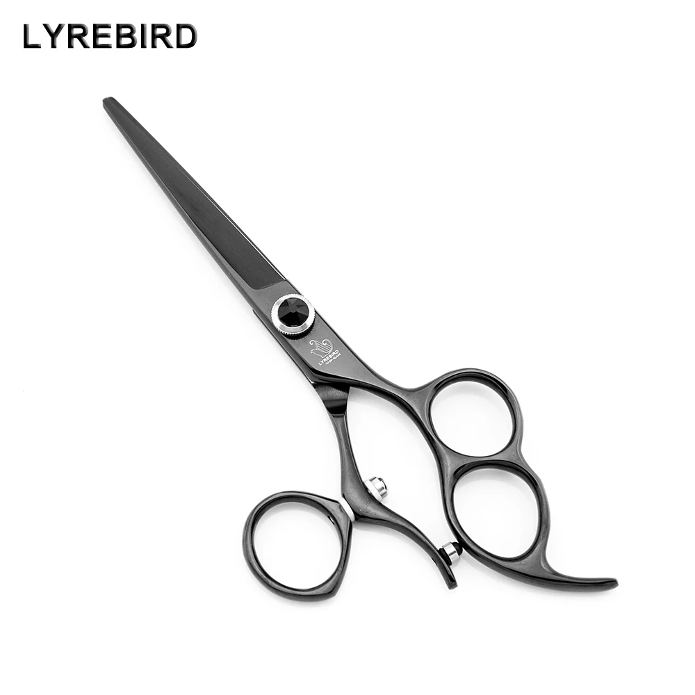 Профессиональные ножницы для стрижки волос Lyrebird черные 6 дюймов 180 дюйма