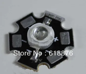 

Silicone Resin Lens 3W 400-410nm UV High Power LED Emitter on Star PCB