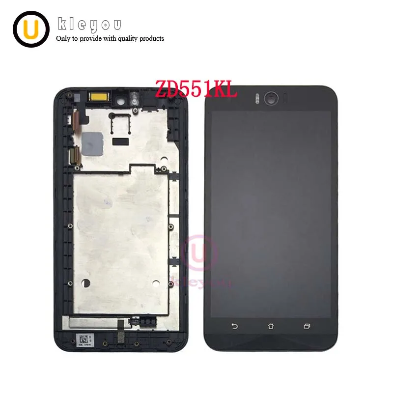 

Black Full 5.5 inch For Asus Zenfone Selfie ZD551KL Z00UD LCD Display + Touch Screen Digitizer Assembly with Frame