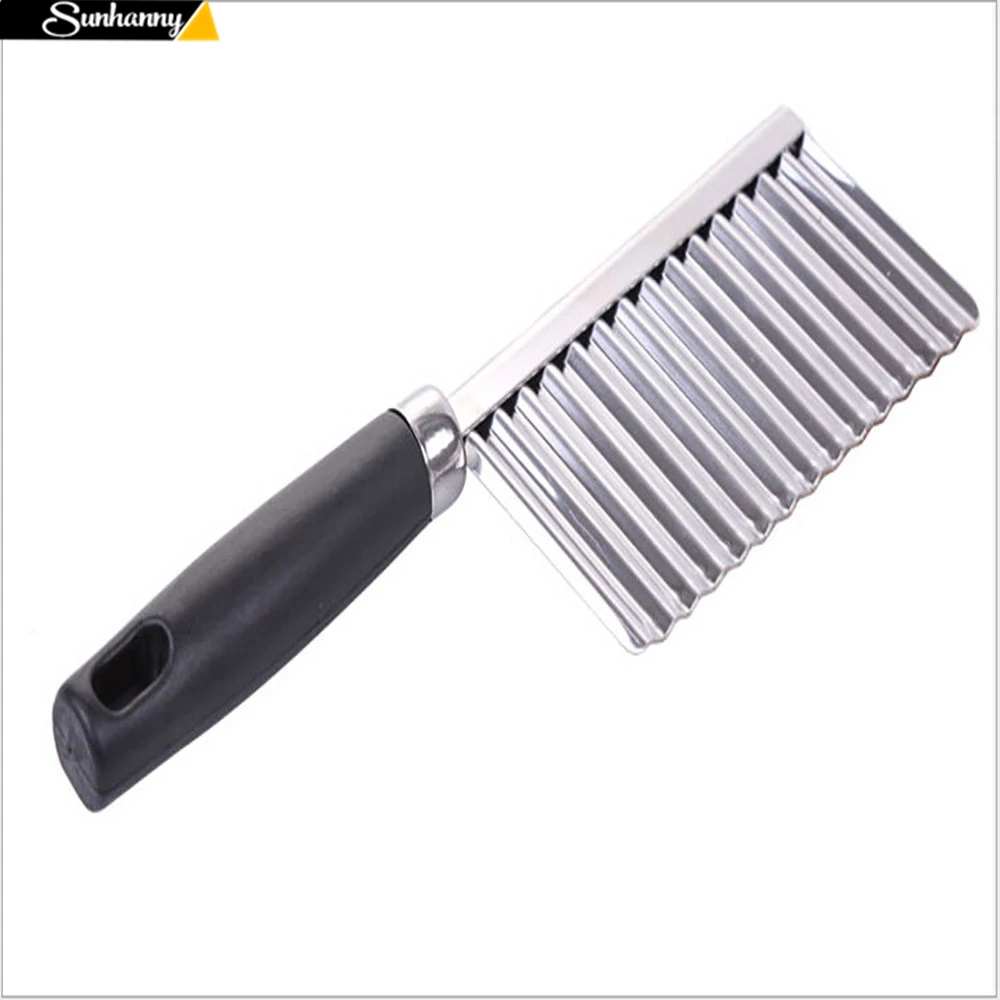 

Stainless Steel Vegetable Fruit Wave Cutting Machine Potato Cucumber Carrot Slicer Kitchen Tools