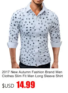 Прямая поставка Camisa Masculina Мужская Модная приталенная Повседневная рубашка с длинным рукавом рубашки с принтом Мужская рубашка Азиатский размер