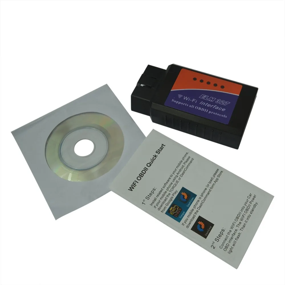 ELM 327 V1.5 WiFi диагностический сканирующий интерфейс работает на Android Torque Elm327 OBD2/OBD II