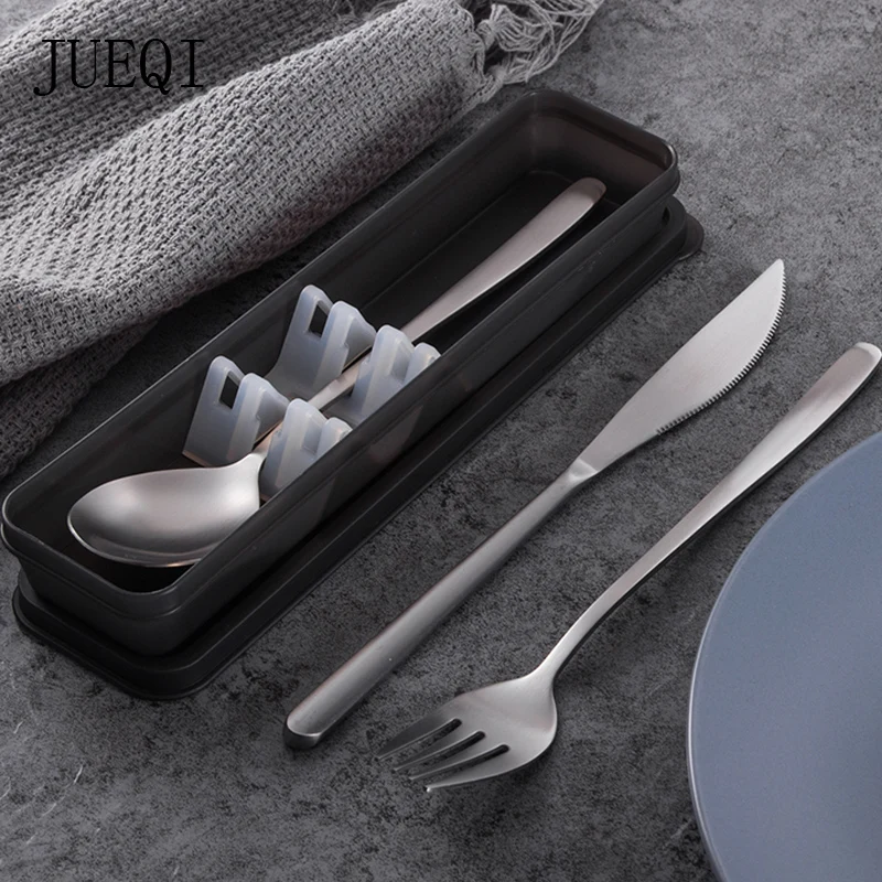 Корейский набор столовых приборов JueQi столовые приборы из нержавеющей стали 18/8