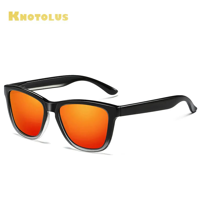 Knotolus мужские очки поляризационные солнцезащитные 2019 для вождения зеркальные