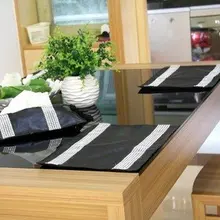 Красивый двухполосный Черный Алмазный Ремень Dec PU Коврик для стола коврик для ужина 4 шт./партия
