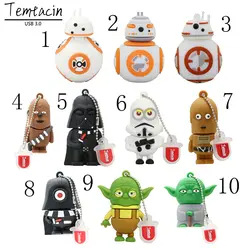 Star Wars USB 3,0 накопитель 64 ГБ USB Flash Drive 64 ГБ 32 ГБ 16 ГБ 8 ГБ 4 ГБ USB флэш-диск Memory Stick U диска