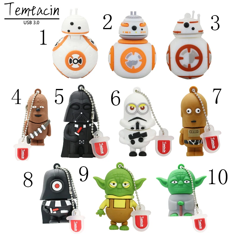 Star Wars USB 3.0 Pen Drive 64GB USB Flash Drive 64GB 32GB 16GB 8GB 4GB