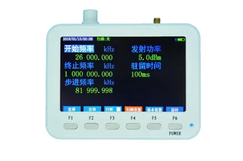 

SG3000 portable RF signal source 25-3000MHz amplitude 0.5dBm >=1Hz adjustable frequency