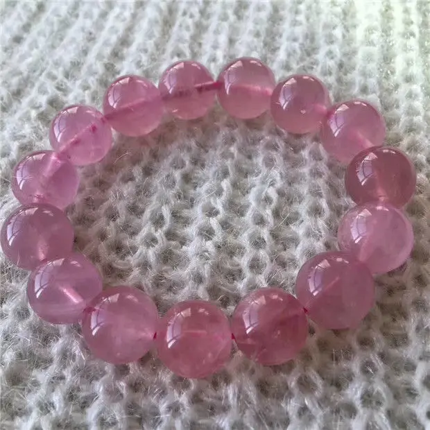 8mm Natural Madagascar Deep Pink Rose Quartz Crystal Round Beads Bracelet AAA 8mm Natural Madagascar Deep Pink Rose Quartz Crystal Round Beads Bracelet AAA