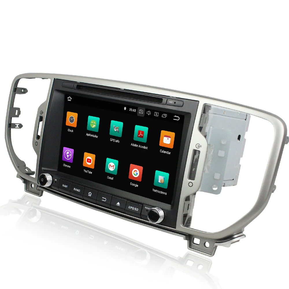 Clearance Android 8.0 Octa Core Car DVD Player Multimedia For KIA Sportage 2015 2016 2017 Car Radio With 4GB RAM 32GB ROM GPS Bluetooth 2