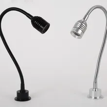 1W3W счетчик ювелирных изделий винный шкаф СВЕТОДИОДНЫЙ шланговый светильник