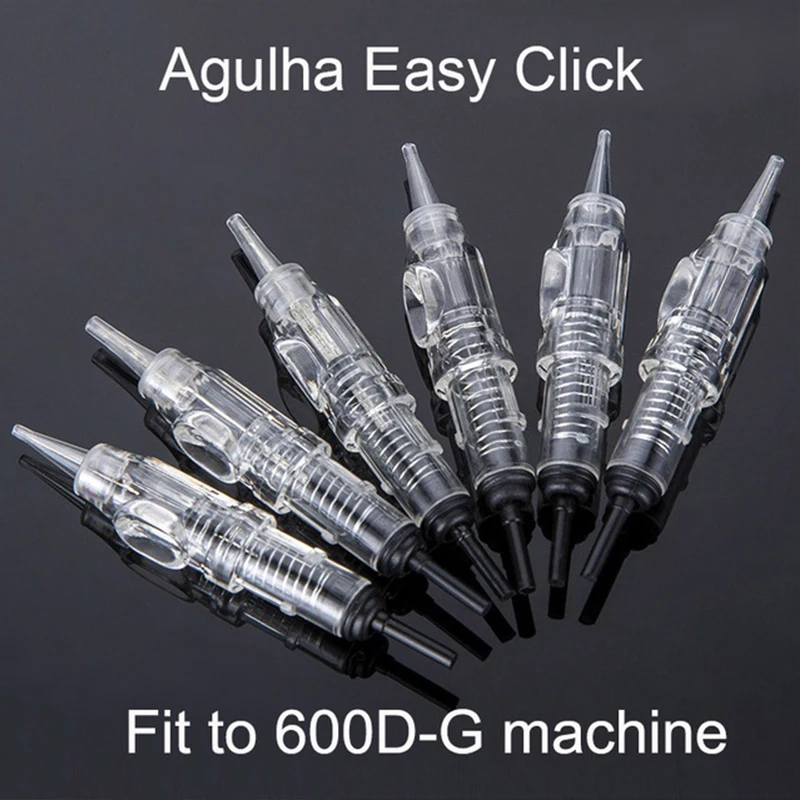 Agulha Easy Click 600D-G картридж для татуировки иглы для бровей Макияж губ Перманентный макияж иглы для Nouveau роторная машина ручка наборы