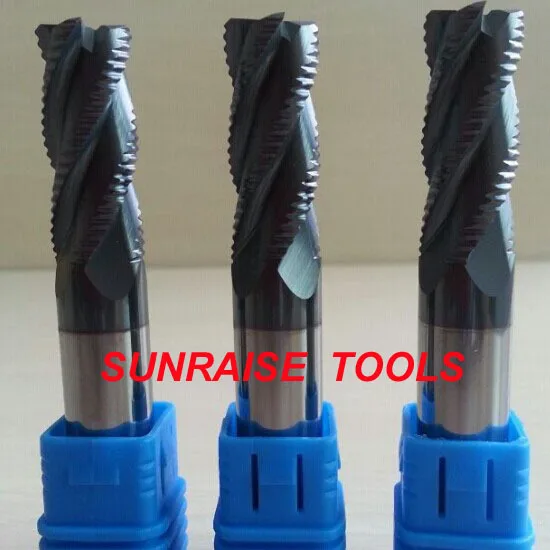 

CNC TOOLS Carbide Square Roughing End Mill  4 flutes D12mm  75mm length HRC55 With coating shipping free