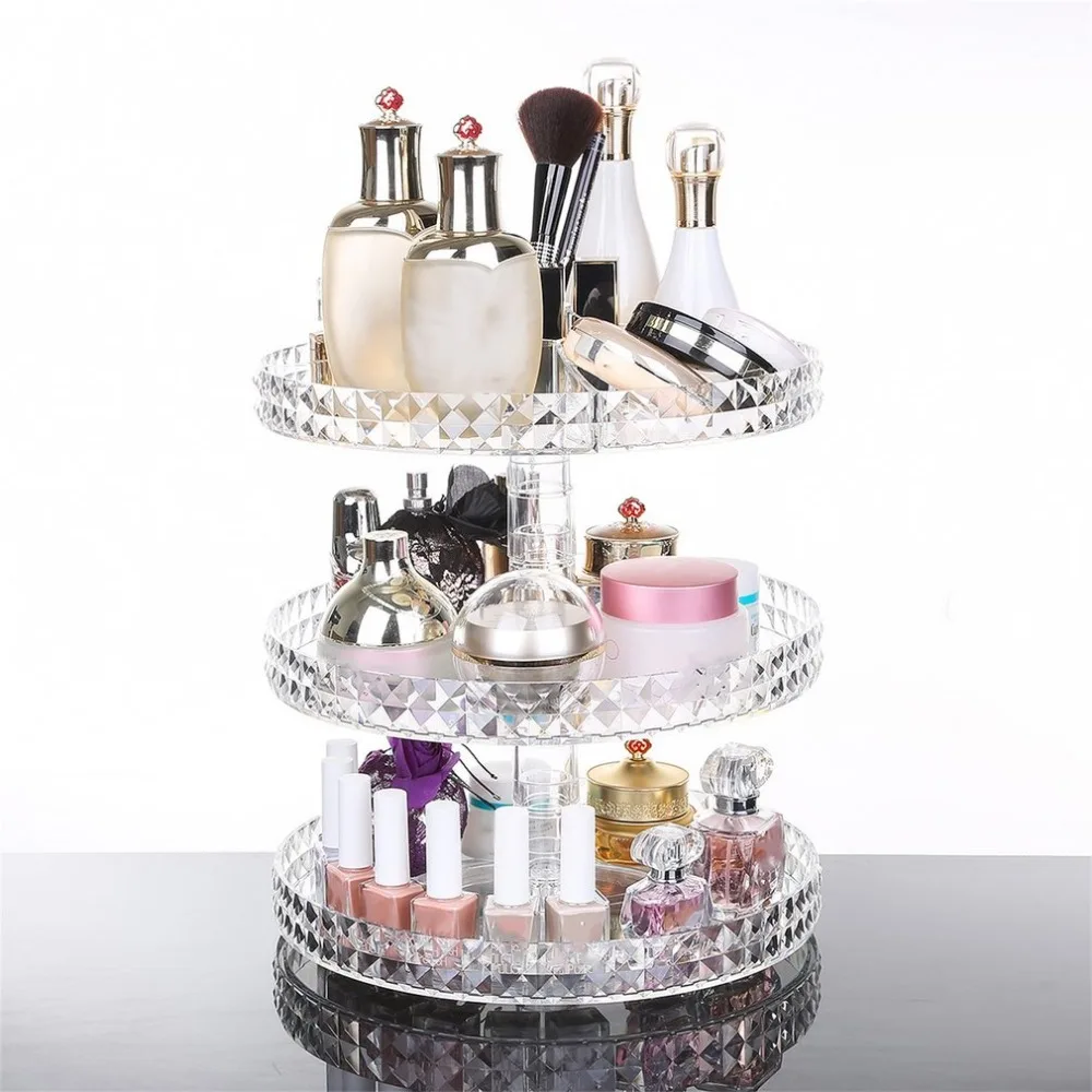 

Transparent Design Cosmetic Organizer Home Drawer Desk Storage Box Organiser Lipstick Jewelry Box Display Stand organizer