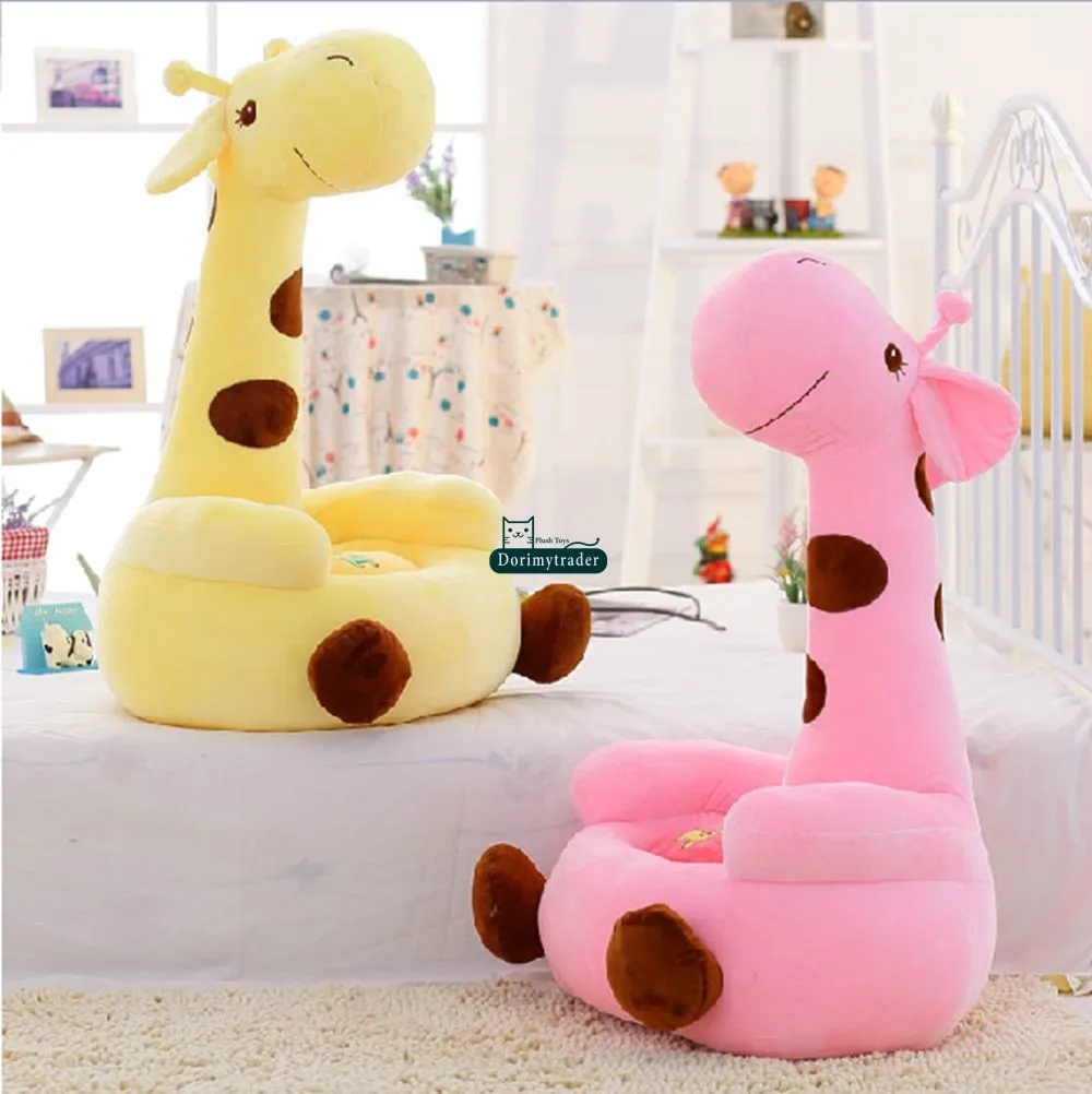 Dorimytrader 28'' 70cm  Giant Stuffed Soft Plush Cute Large Cartoon Giraffe Deer Kid Sofa Tatami, Free Shipping DY60511 (2)
