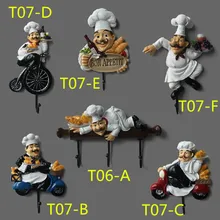 free shipping Originality cook wall decorated hooks Resin with steel hooks clothes ,Cap home decorated hooks T07