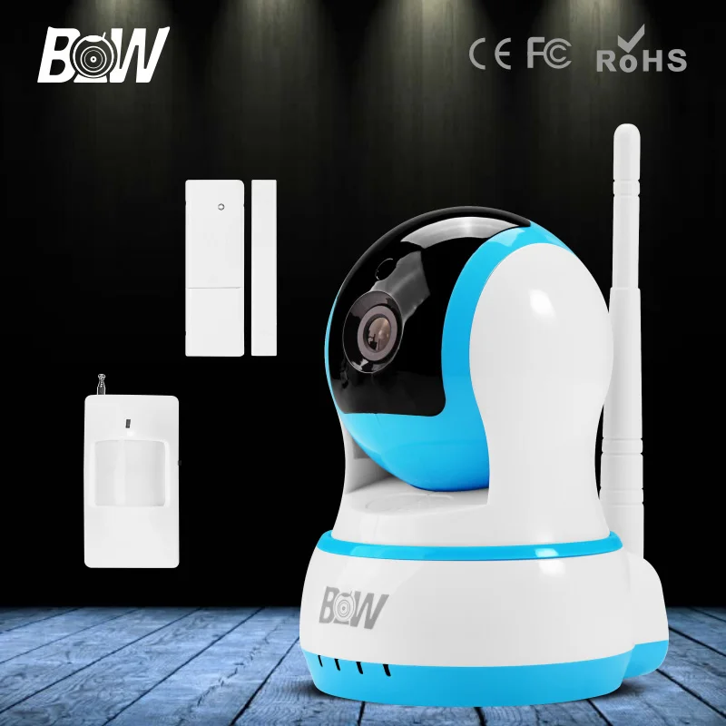 BW HD 720P Mini IP font b Camera b font Homecare Monitor Wifi Wireless Onvif Security