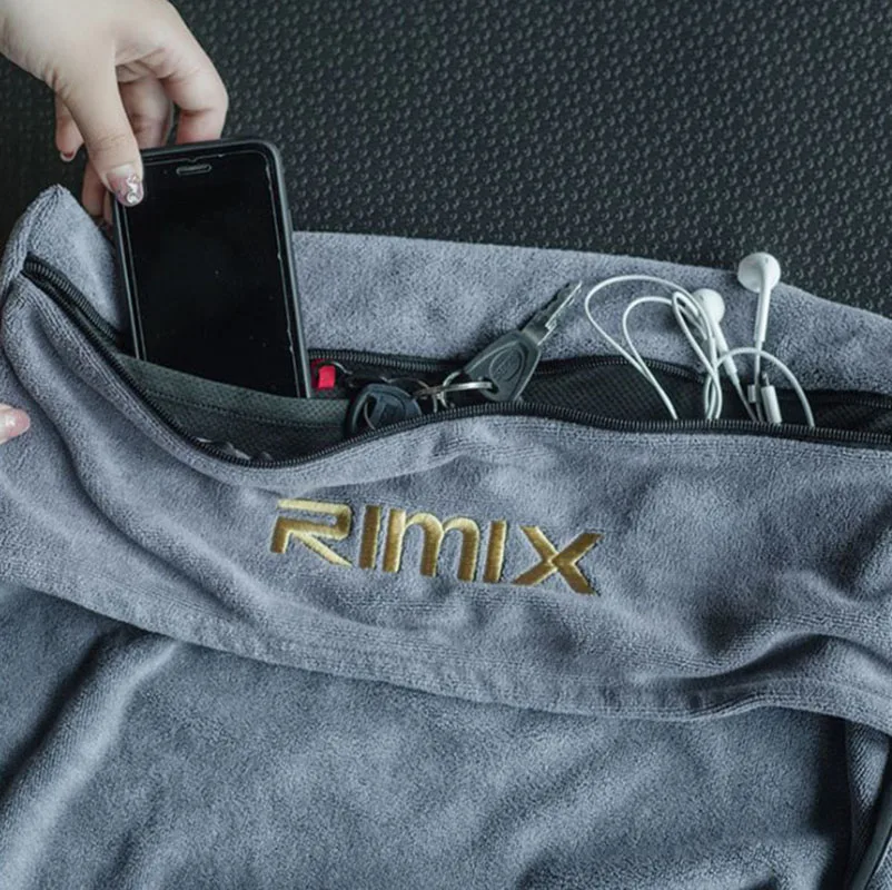 

RIMIX 88cm wicking Sweat Magnet Sport Towels with Storage bag Gym Fitness Workout Sweat Towels for Swimming tennis Yoga Pilates