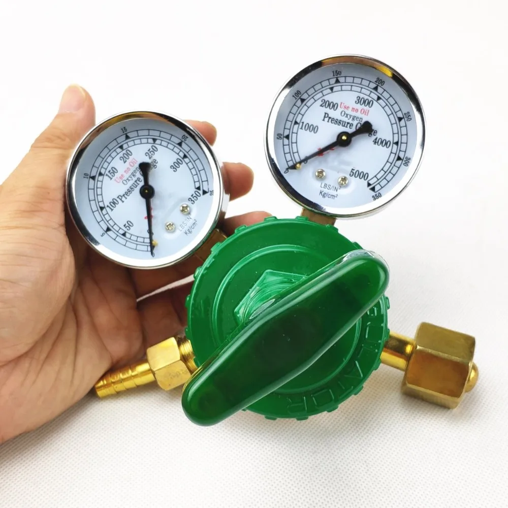 Кислородный Регулятор 0 350 кг/см2 (0 35 МПа 5000psi) до 25 2 5 МПа) G5/8 двойной датчик
