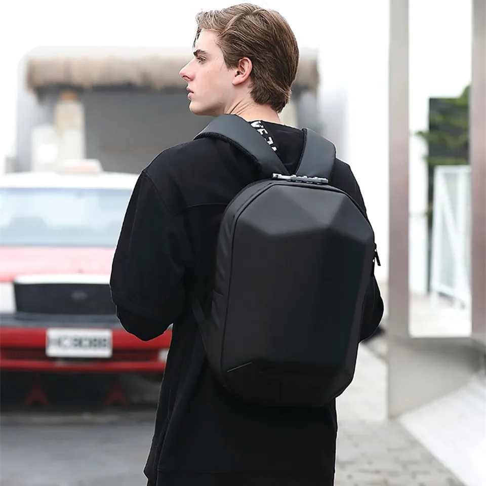 

OZUKO Men 15.6" Laptop Backpack Fashion Waterproof Teenager Schoolbag Multifunction Male Travel Mochila USB Charing Backpacks