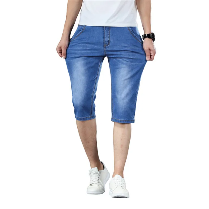 Для мужчин s Ретро Рубашки домашние джинсовые шорты мужские джинсы Винтаж "делаве" мульти-карманы военный Байкер Короткие джинсы плюс Размеры 28-40, XND013