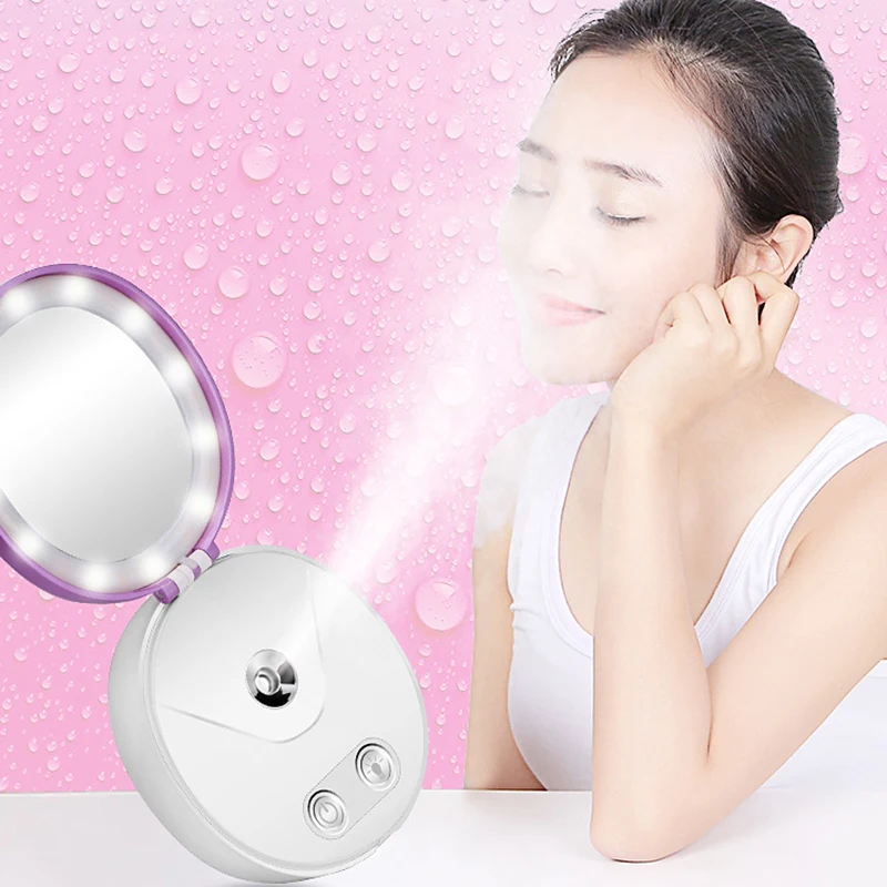 Mini Portable Nano Mist Sprayer Facial Body Nebulizer Steamer Moisturizing Skin Care Mini Face Spray Beauty Instruments Device Mini Portable Nano Mist Sprayer Facial Body Nebulizer Steamer Moisturizing Skin Care Mini Face Spray Beauty Instruments Device