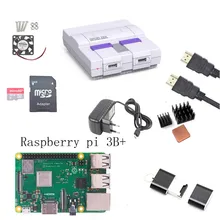 Raspberry Pi SUPERPIE чехол U Retroflag чехол+ 32 ГБ sd-карта+ радиатор+ HDMI+ 3A адаптер питания для RPI 3B+ B Plus