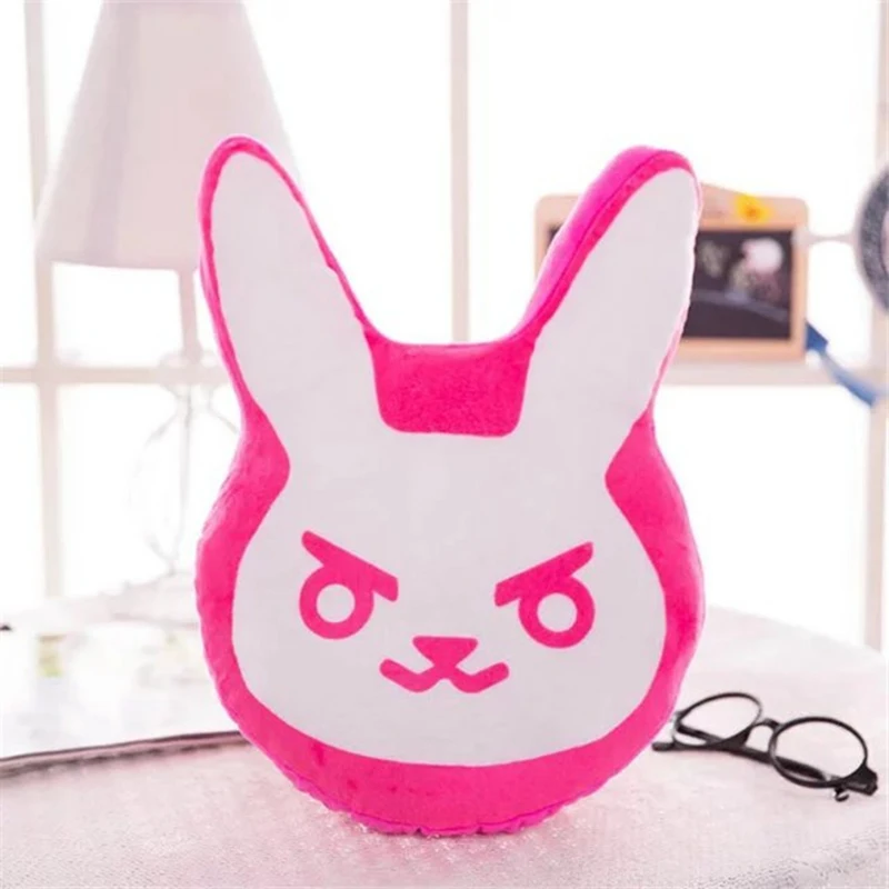1pc 35cm/55cm Overwatches Game Plush Pillows Pioneer Dva Rabbit Plush Pillow Cushion Toys Soft Stuffed Animals Cosplay Kids Toys 4