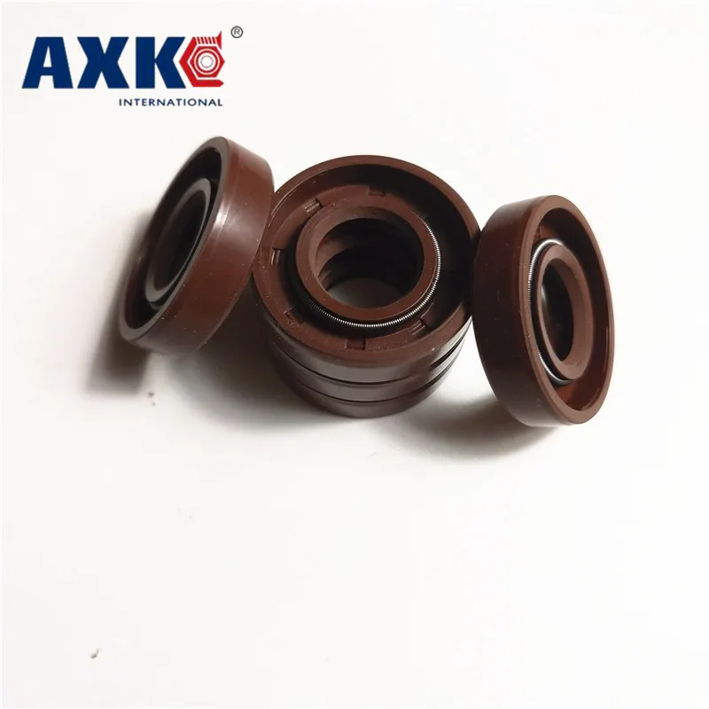AXK 1 шт. 17x24x7 17x25x 4/7 коричневый Витон ФКМ Фтор резиновая пружина две губы TC кольцо