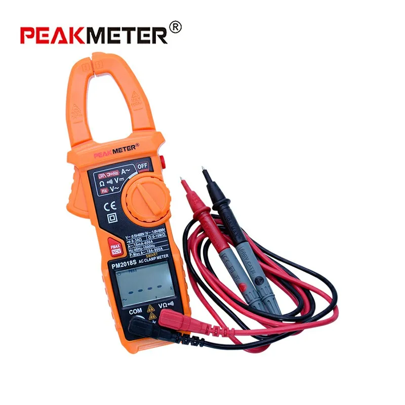 Портативный Умный Цифровой мультиметр переменного тока PEAKMETER PM2018S измеритель