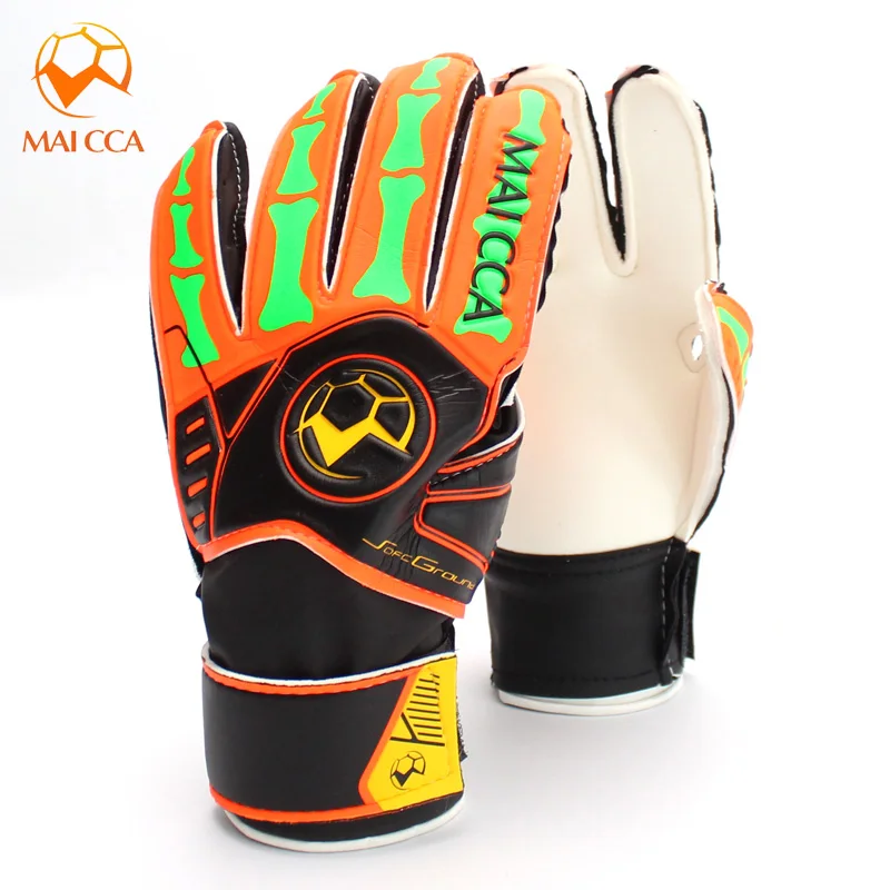 2017 New Brand Kids Goalie Gloves Size 5 6 Kids Soccer Goalkeeper