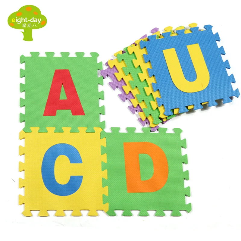 Eva Foam Mat Alphabet Children's Play Puzzle Mat Interlocking Floor