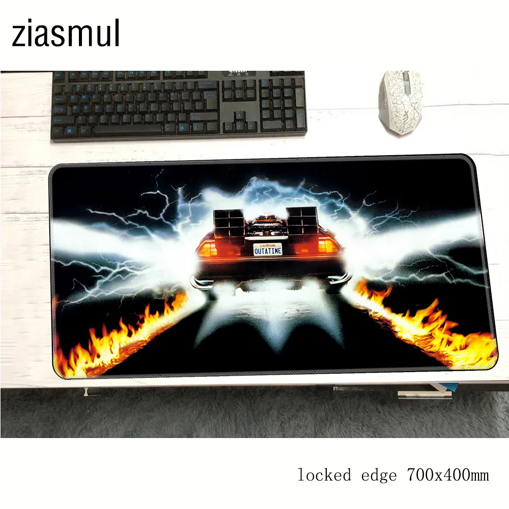 Назад в будущее padmouse 700x400x3 мм игровой коврик для мыши Аниме Коврик для мыши геймер компьютерный стол подставка для запястья коврик notbook mousemate