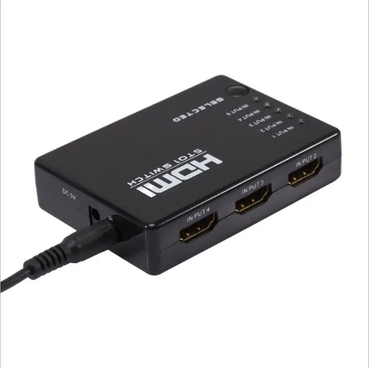 Бесплатная доставка производители поставляют 5 в 1 hdmi переключатель пять вход