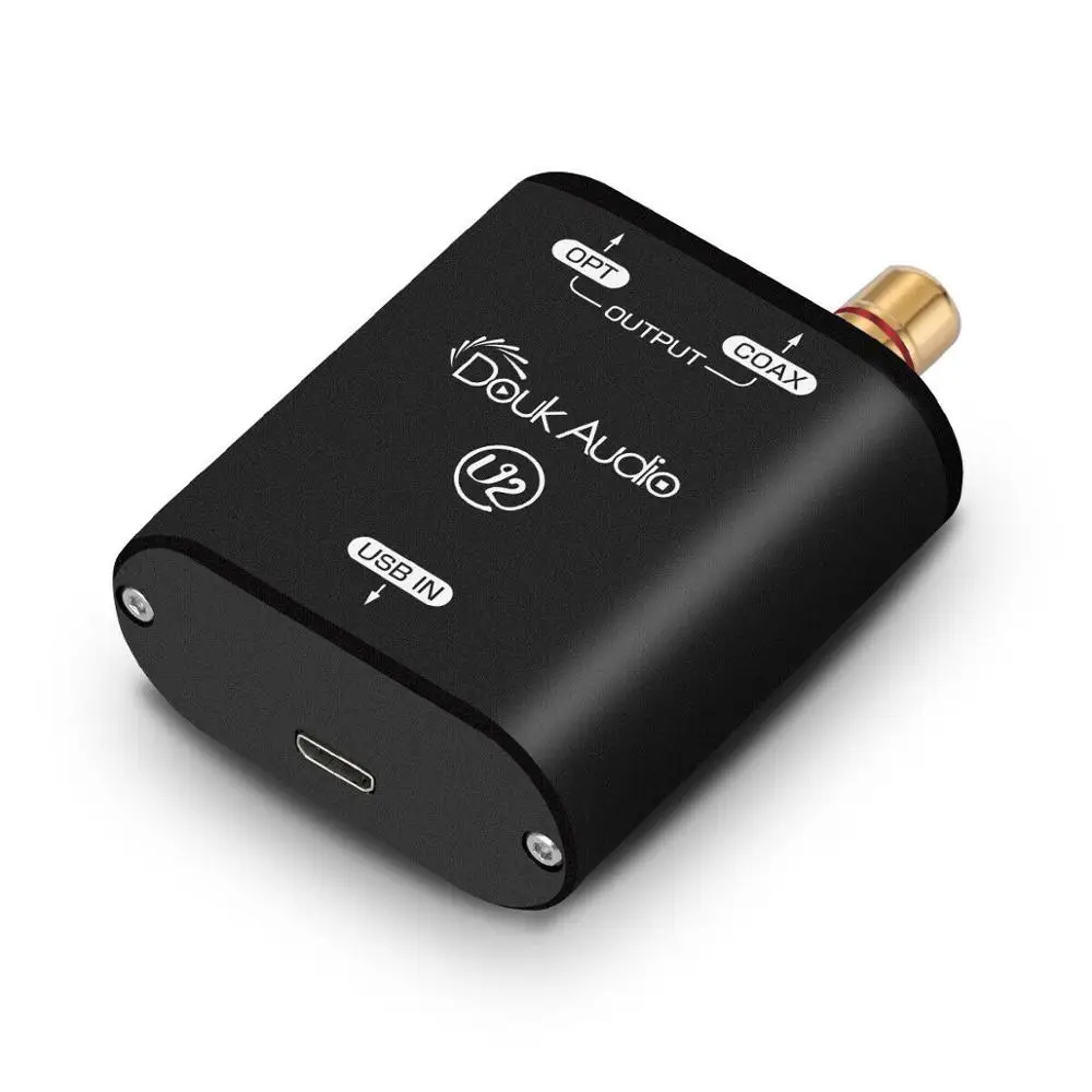 Nobsound Mini USB to Optical Coaxial Converter XMOS 208 Digital Interface DSD DOP 192KHz - Цвет: Черный