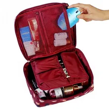 Big Cosmetic Bag Travel Makeup Wash Case Pouch Organizer Beauty Products Brushes Lipstick Toiletry Storage Accessories Supplies