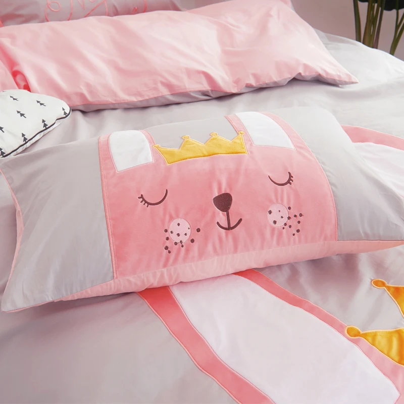 Pink Twin Queen Unicorn Bedding Set