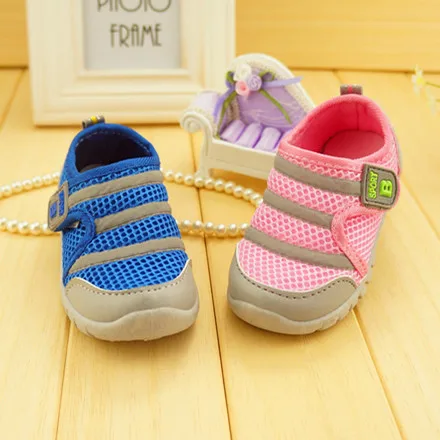 J Ghee Boys Girls Shoes Blue Pink Color For Kids, Breathable Running Children Sneakers Air Mesh Casual Kids Shoes For Boys Girls