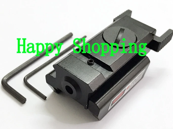 

Red Dot Laser Sight Scope 20mm Mount Rail Weaver Hunting Reflex Scope Tactical Airsoft Pistol Sight Laser