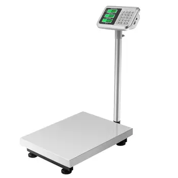 

300KG/661lbs LCD Display Floor Postal Platform Scale Electronic Weight Commercial Scales Digital Platform Scales Dropshipping