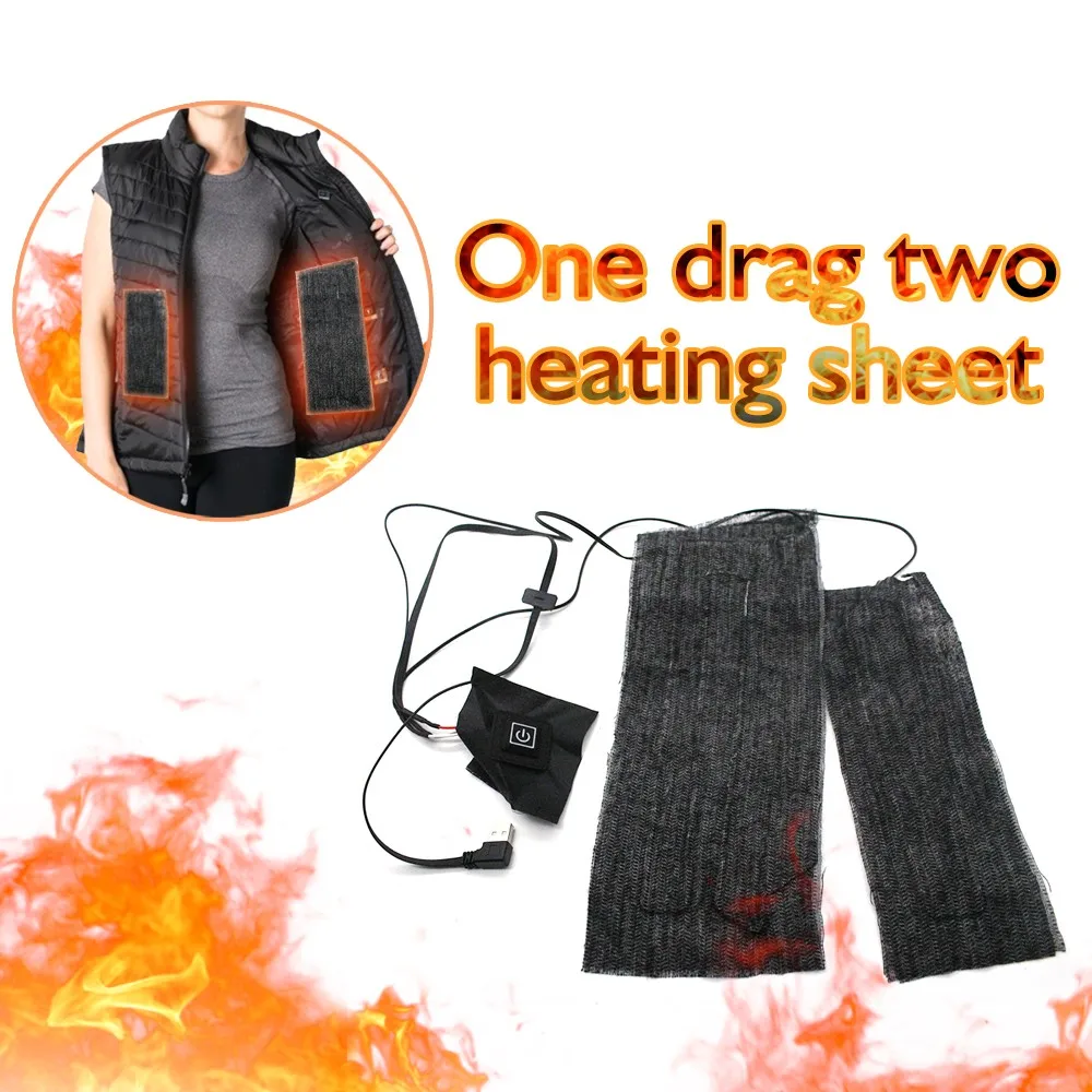 Electric Heating Pads Thermal Clothes Heated Jacket Outdoor Mobile ...