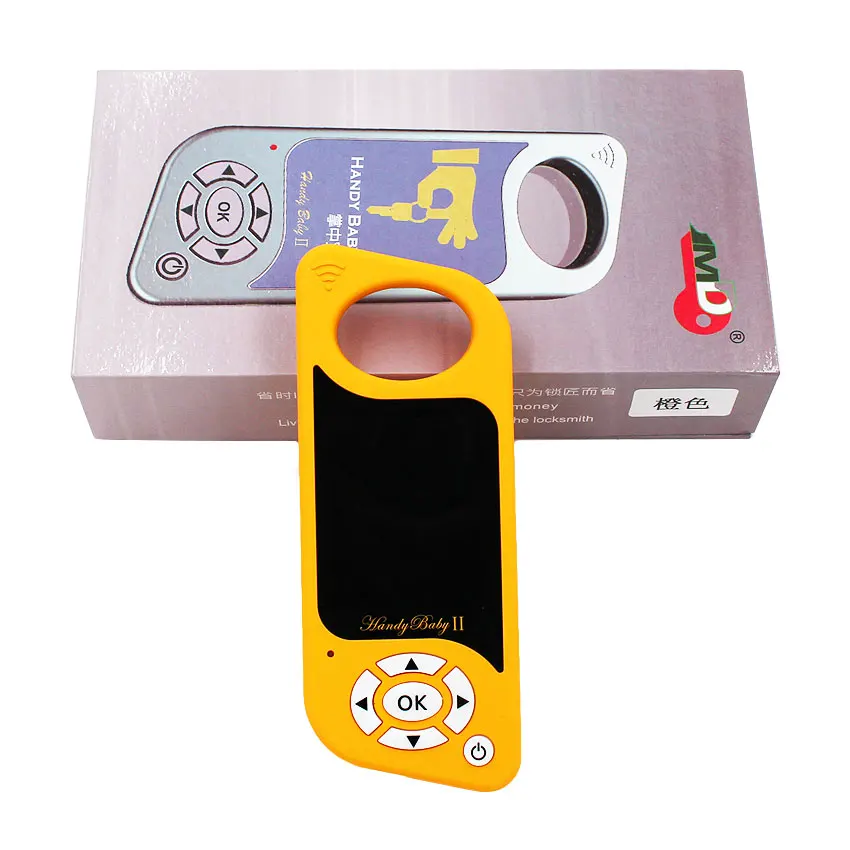 JMD удобный для детей 2 Handy Baby II автомобильный ключ-чип копировальный аппарат для 4D/46/48/G/47 чипов программист+ G/48 функция английский/испанский желтый
