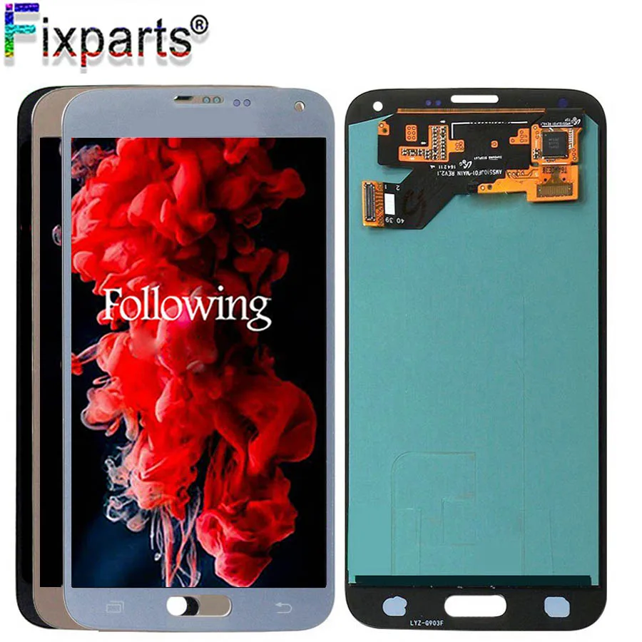 

Super AMOLED LCD S5 Neo For Samsung S5 NEO LCD Display G903 G903F Display Touch Screen Digitizer Assembly S5Neo LCD Replacement