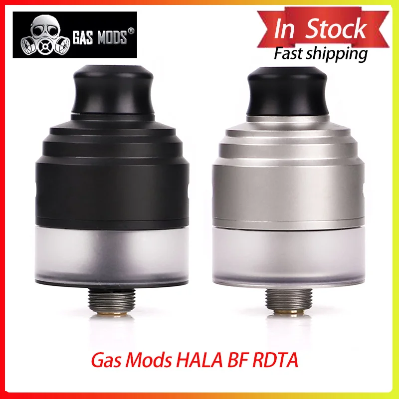 Original Gas Mods HALA BF RDTA 2ml & 22mm tank Single Coil electronic cigarette Atomizer RDA Tank vs Vapefly Galaxies RDTA