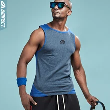 AIMPACT для мужчин хлопок безрукавки для женщин Спорт Бодибилдинг тренировки тренажерный зал рубашки без рукавов бег безрукавки